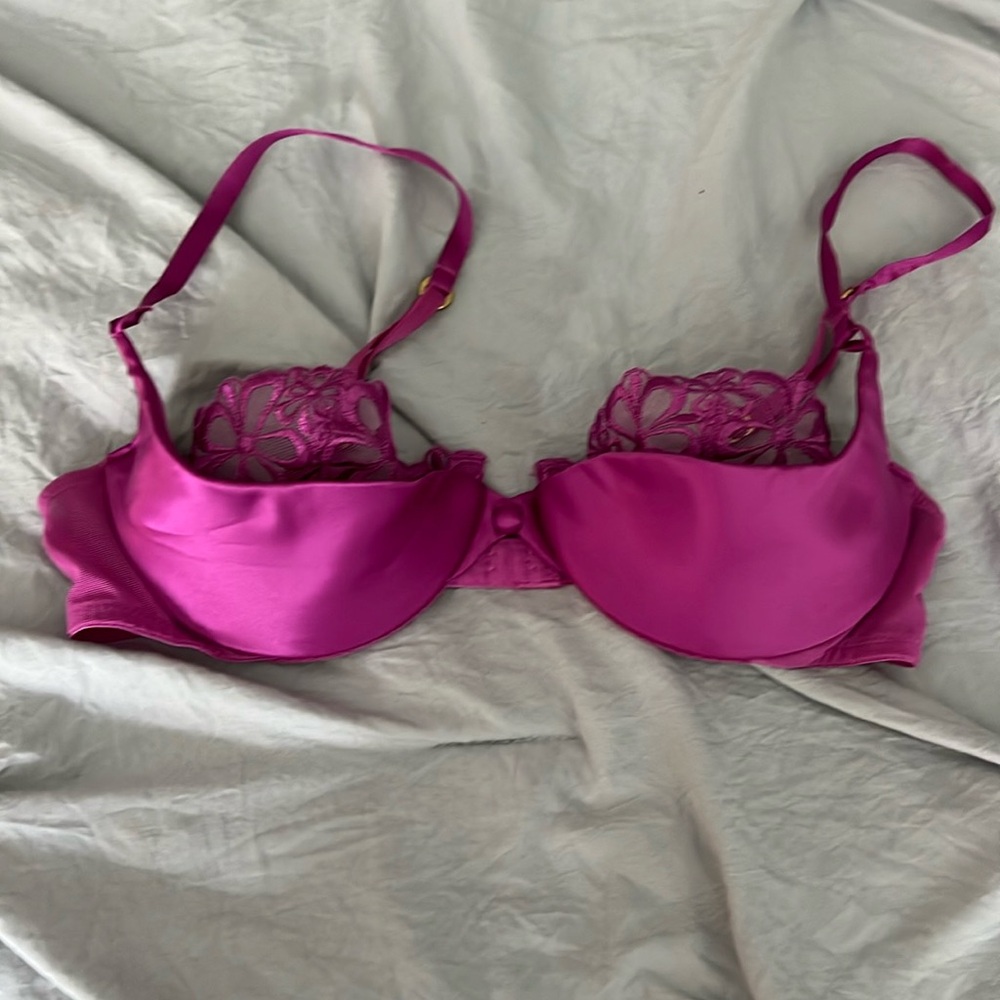 Beautiful purple semi-bra